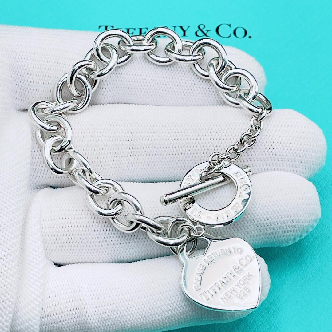 ◇ティファニー◇ 新品仕上済 リターントゥ ハート トグル ブレスレット 34g