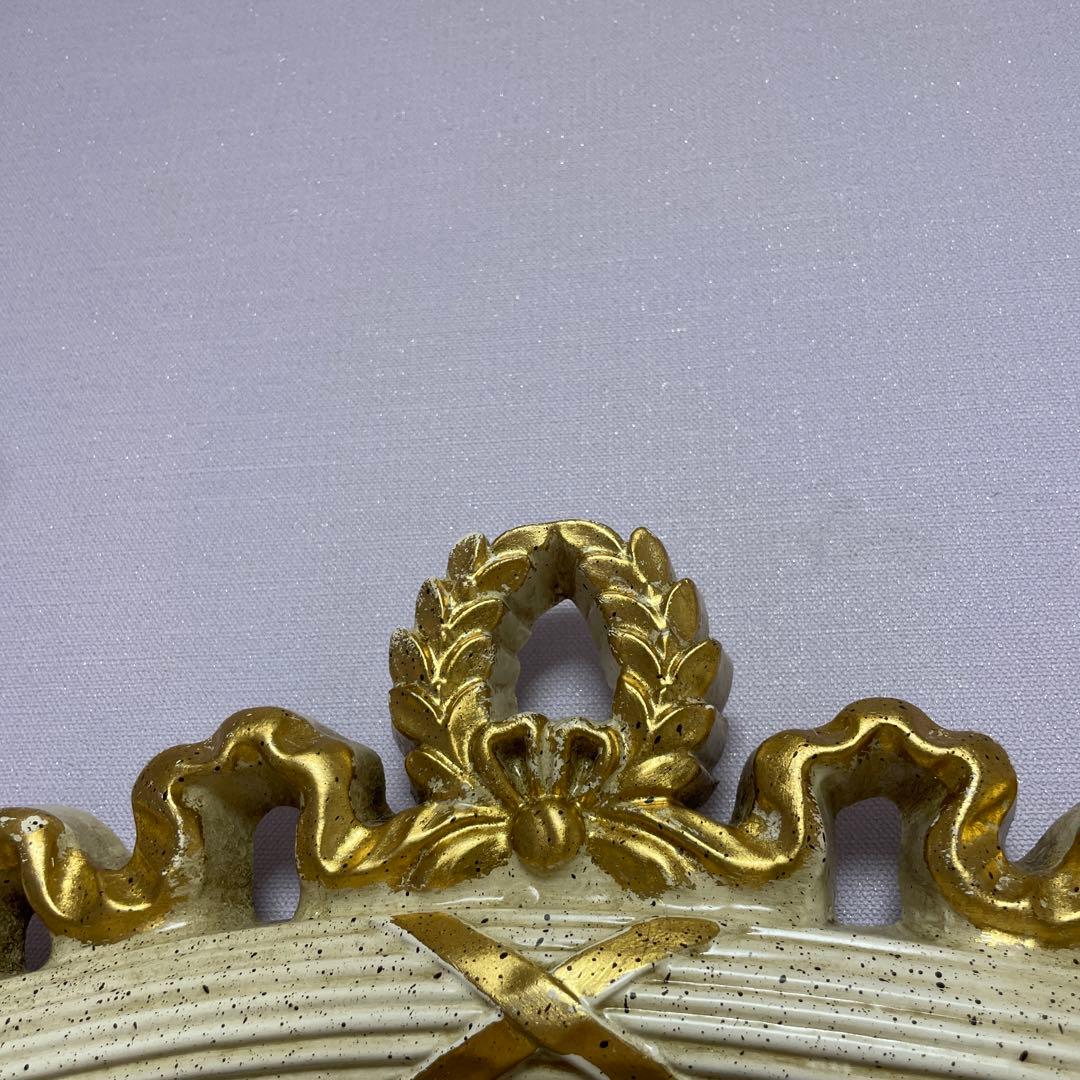 ロココ調楕円ミラー