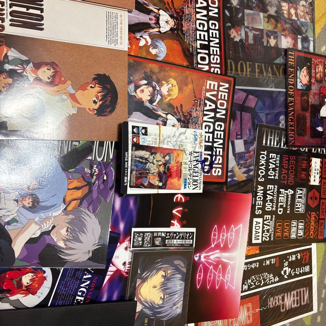 旧エヴァンゲリオン　グッズ　まとめ売り　カードコレクション　ノートクリアファイル