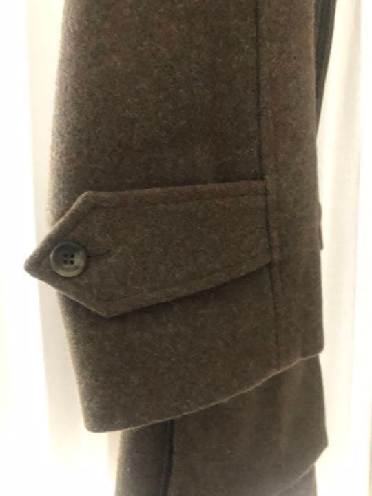 HACKETT LONDON ロングコート　オールウール　襟付き　オーバーサイズ