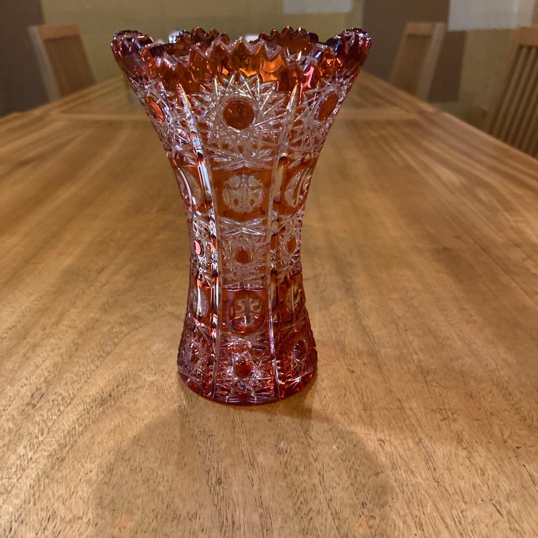 CAESARCRYSTAL BOHEMIAE24% クリスタルフラワーベース