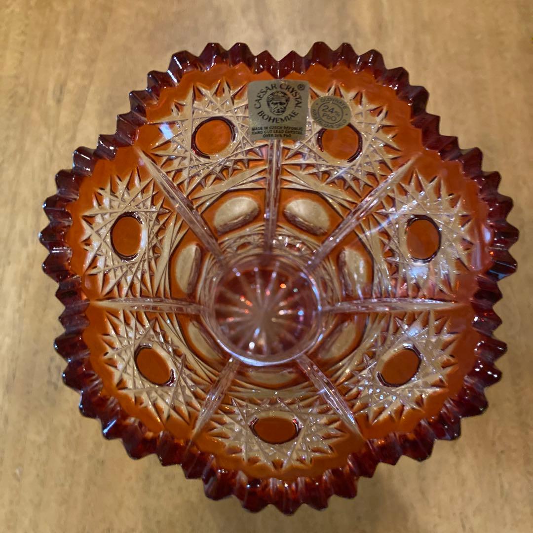 CAESARCRYSTAL BOHEMIAE24% クリスタルフラワーベース