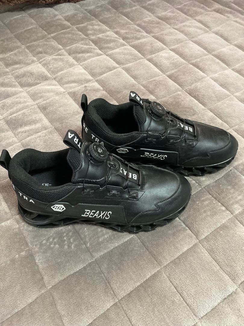 BEAXIS ダイヤル式ゴルフシューズ ブラック