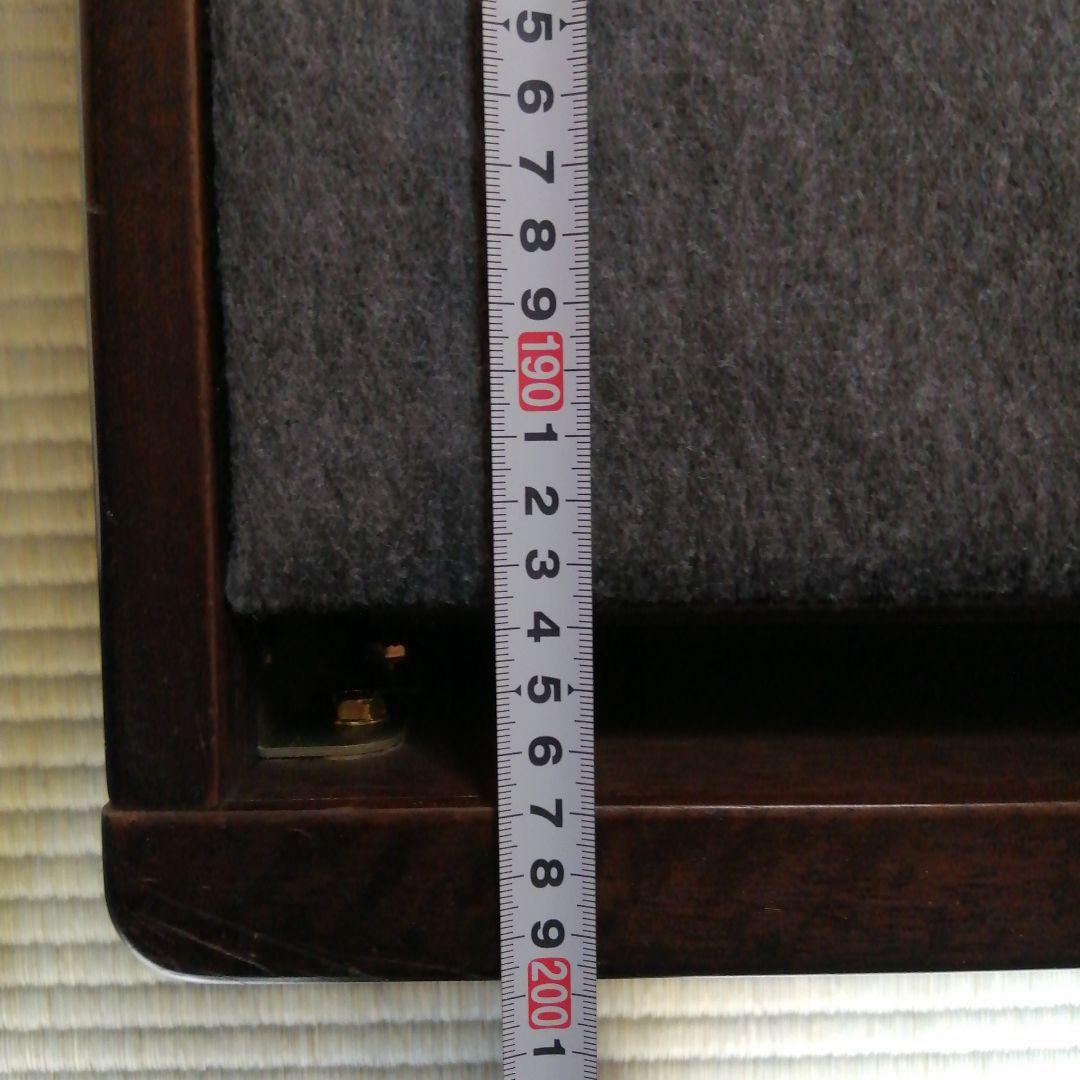 ダブルベッドフレーム　西川マットレス無し