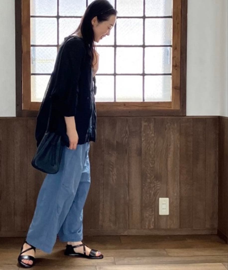ネストローブ コットンリネンタイプライター2wayサロペット 定価　26,400