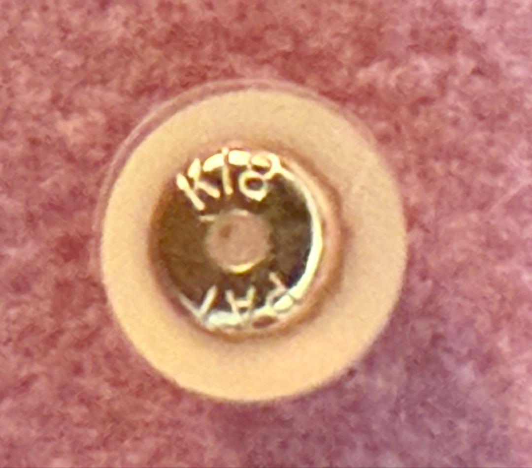 k18ダイヤモンドピアス(両耳用)