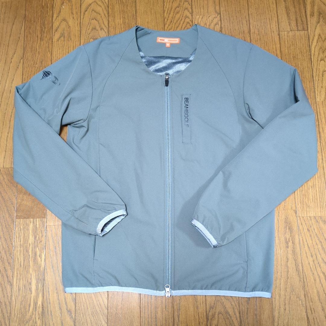 BEAMSGOLF ビームスゴルフ　ノーカラー　中綿ブルゾン　中綿ジャケット