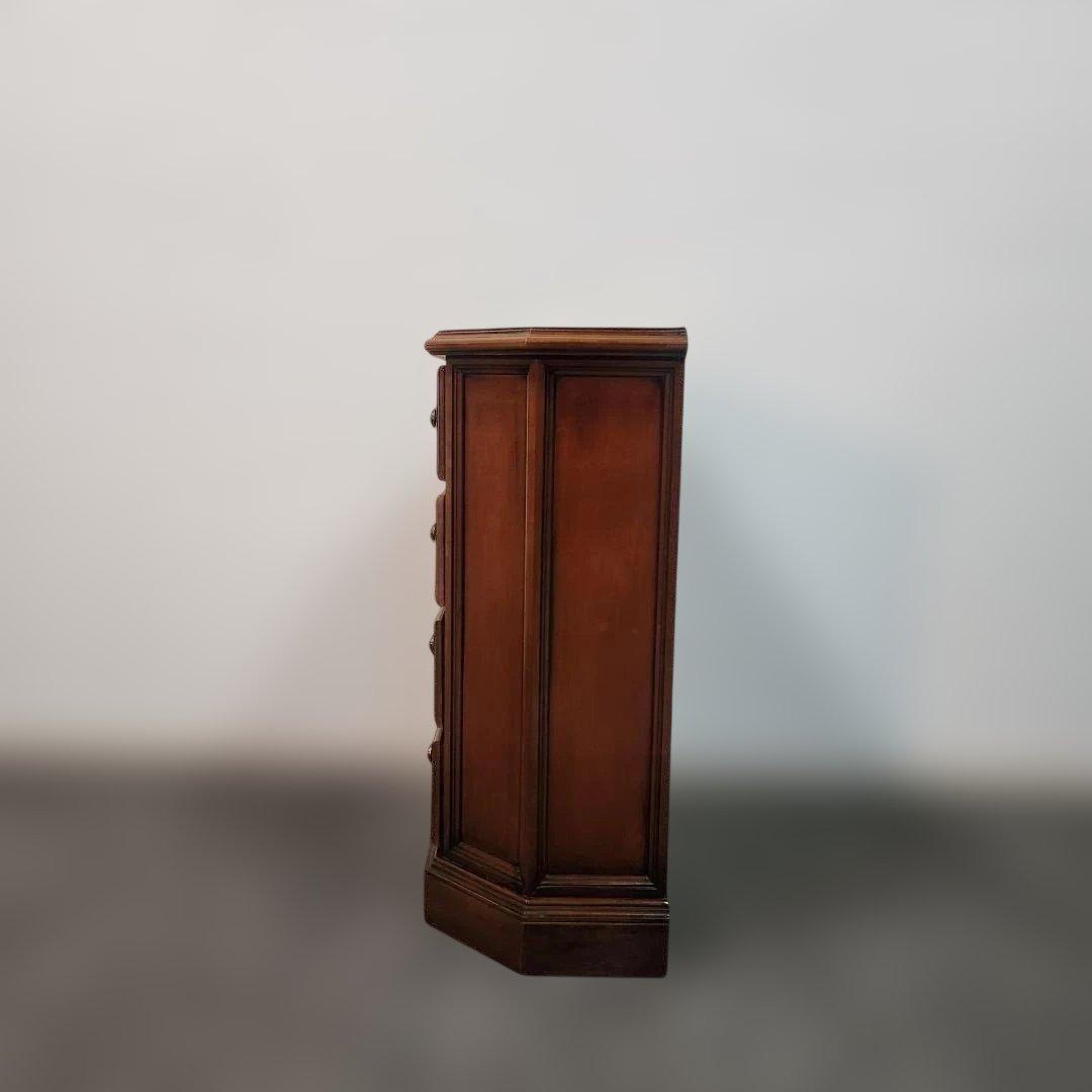 訳あり 象嵌細工風 ミニチェスト 4段チェスト サイドボード