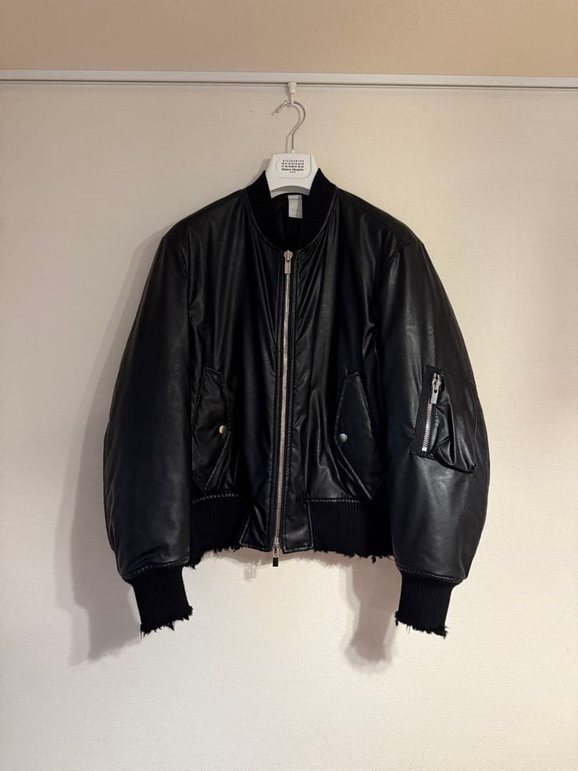 R　VEIN-ヴェイン　SYNTHETIC LEATHER ボンバー