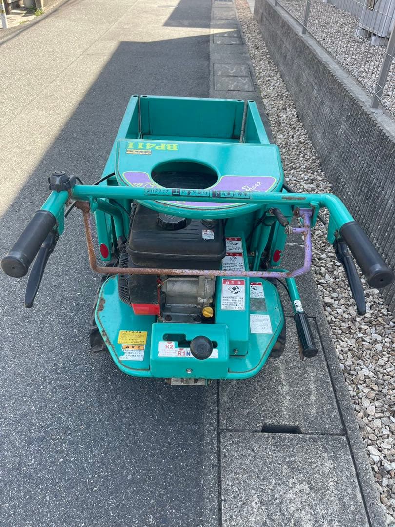 運搬車 BP411 キャニコム 最大積載量 250㎏ 4馬力 クローラ 手動