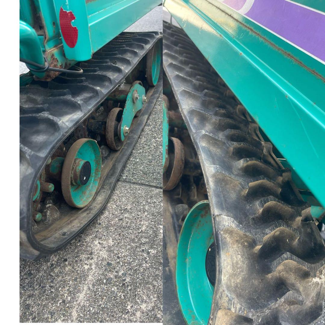 運搬車 BP411 キャニコム 最大積載量 250㎏ 4馬力 クローラ 手動