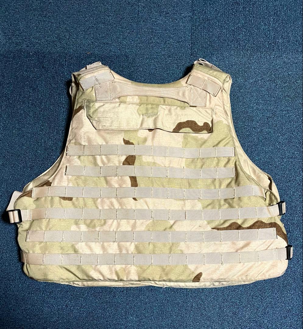 米軍実物 放出品 3C デザートカモ 迷彩ボディーアーマーL 湾岸戦争