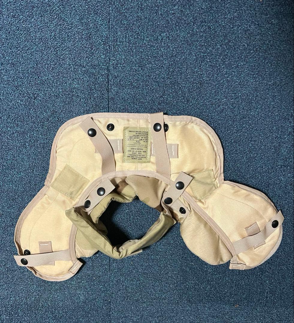 米軍実物 放出品 3C デザートカモ 迷彩ボディーアーマーL 湾岸戦争