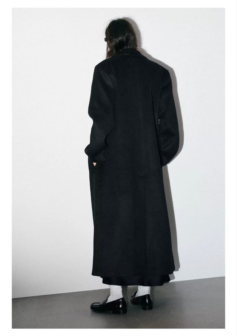 ZARA ウール混紡エクストラロングコート　XL
