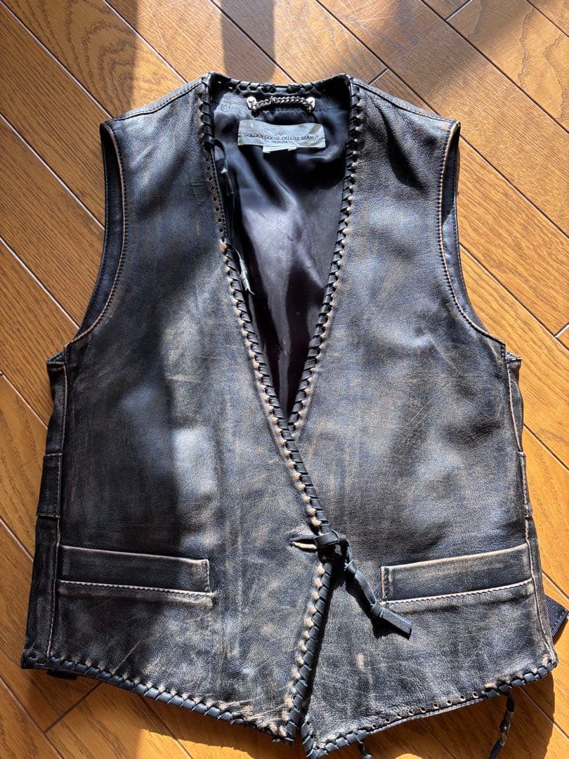 GOLDEN  ゴールデングース　レザー　ベスト
