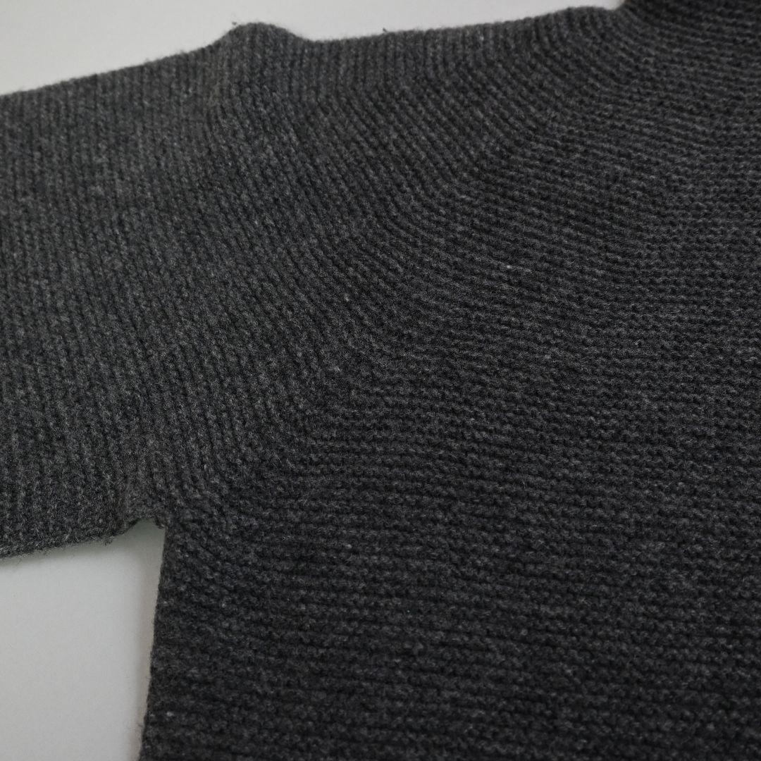 553★ Max Mara 白タグ カシミヤ混 ハイネック 七分袖 セーター