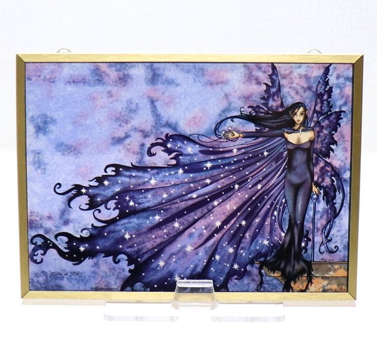 新品 エイミー・ブラウン 星のマントを纏った妖精 ヴィンテージ ステンドグラス