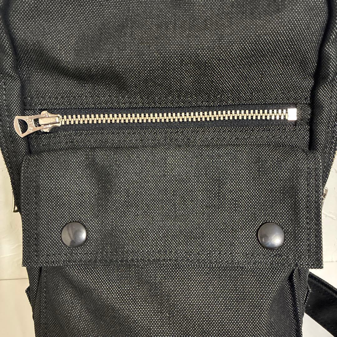 【美品】ポーター スモーキー ワンショルダーバッグ ボディバッグ ブラック