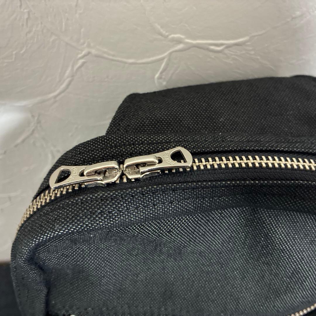 【美品】ポーター スモーキー ワンショルダーバッグ ボディバッグ ブラック