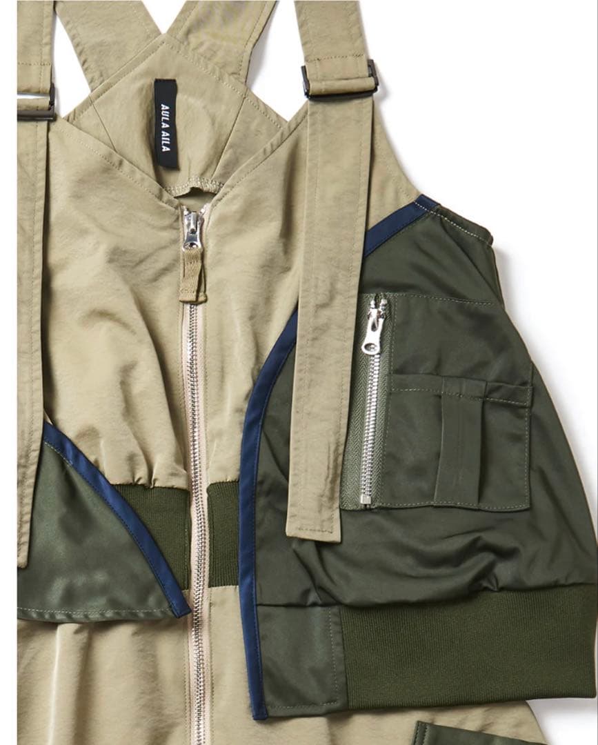 【最終価格】AULA AILA☆ミリタリージャンパースカート