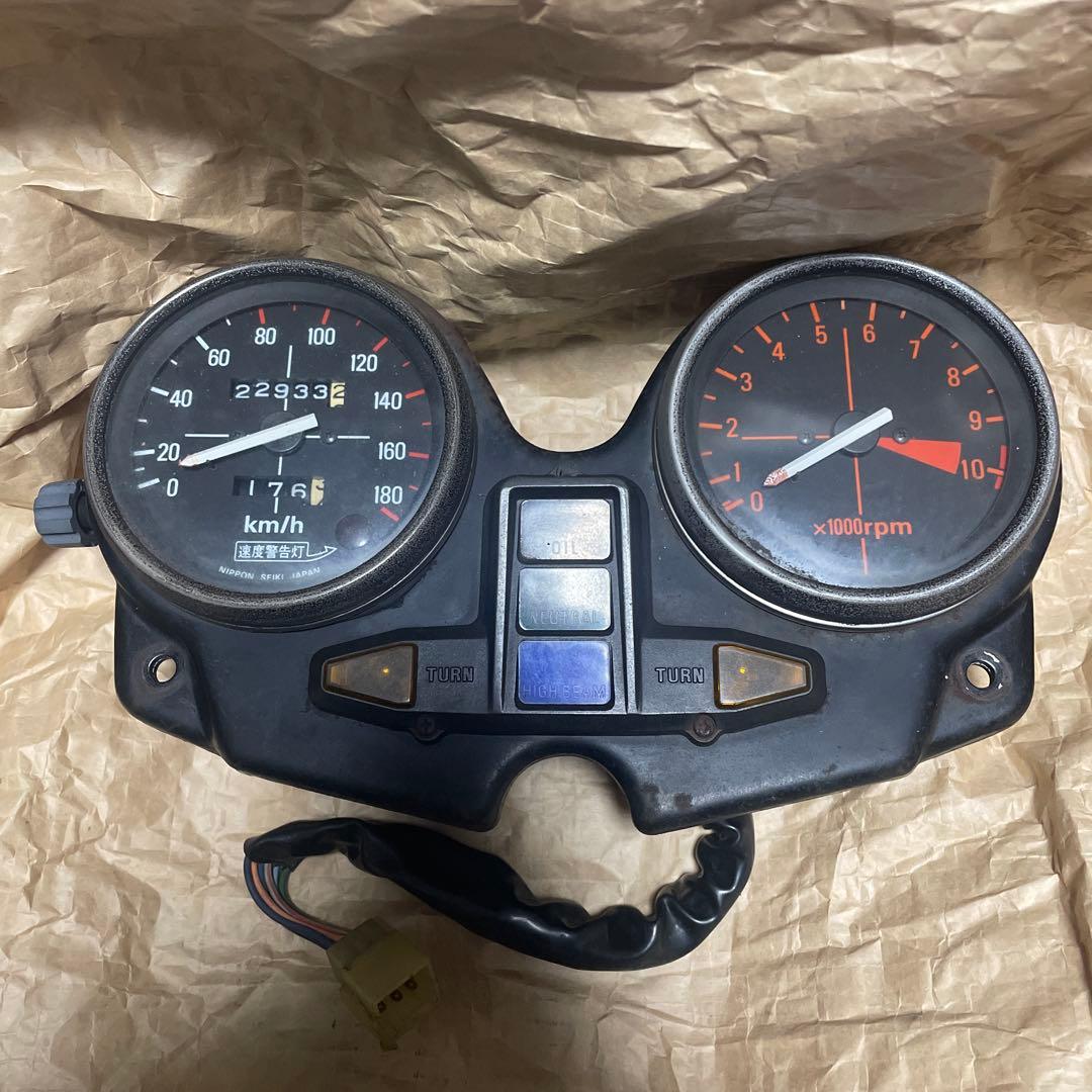 国内物『RC04』 CB750FC 純正メータースピードメーター タコメーター