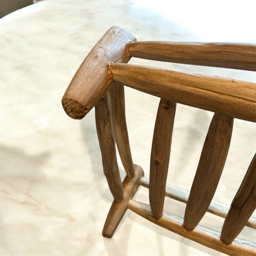 【一点もの】パリ　蚤の市　カゴ　ウッド　インテリア　大小セット売り　天然素材