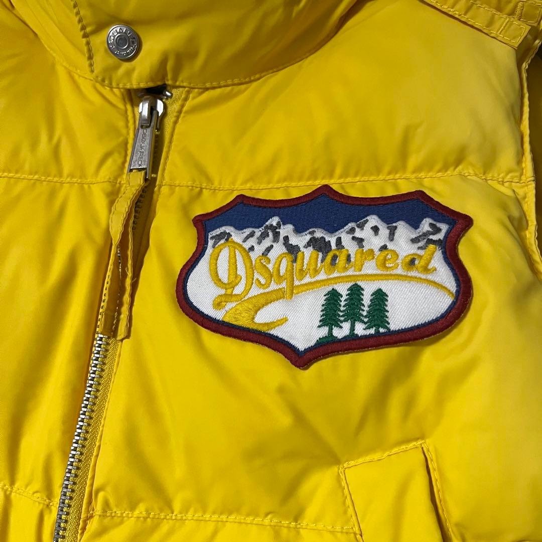 Dsquared2 ディースクエアード イエロー ダウンベスト