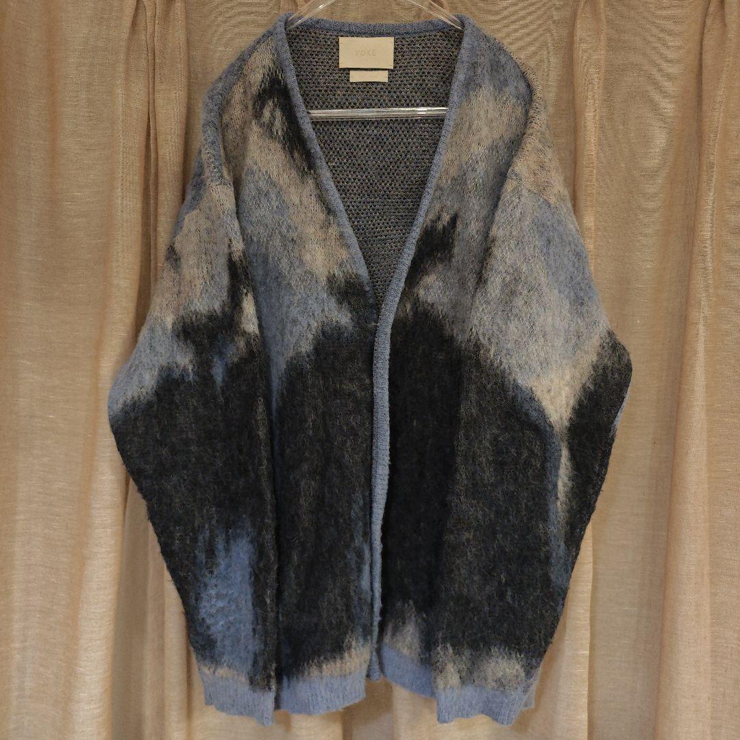 YOKE 21AW ROTHKO JACQUARD CARDIGAN アルパカ