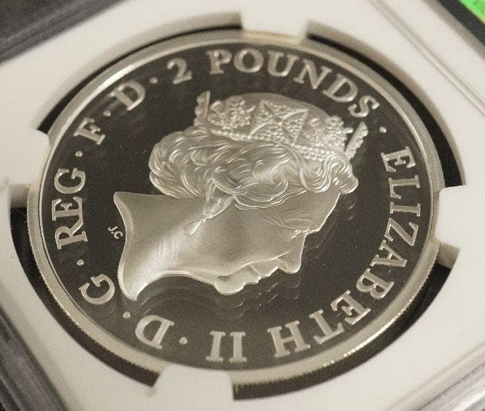 2017 ブリタニア 20周年 プルーフ 銀貨 NGC PF70UC COA箱付