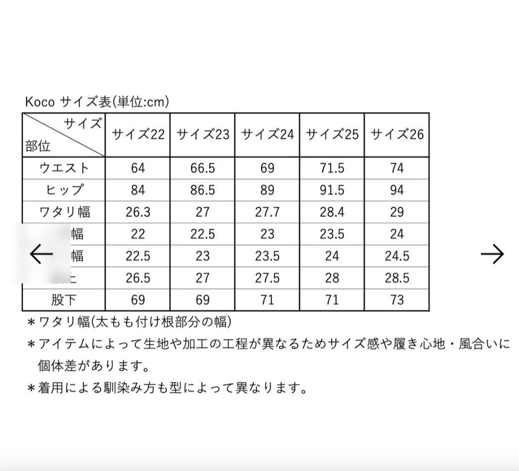 SHISHIKUI Koco インディゴ ストレートデニム