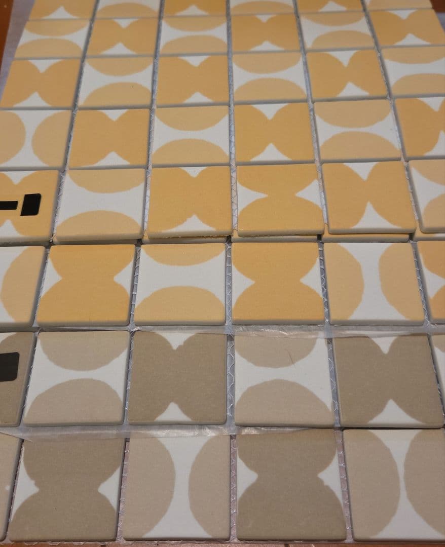 専用幾何学模様のタイル9シート