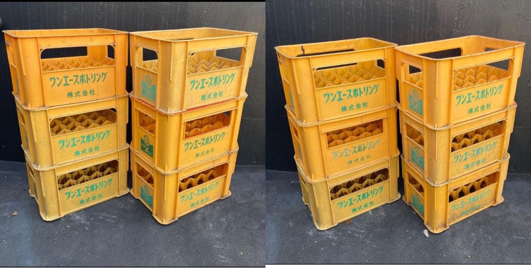 ジュース瓶ケース 12個　コンテナ　ケース　ボックス　ビールケース②