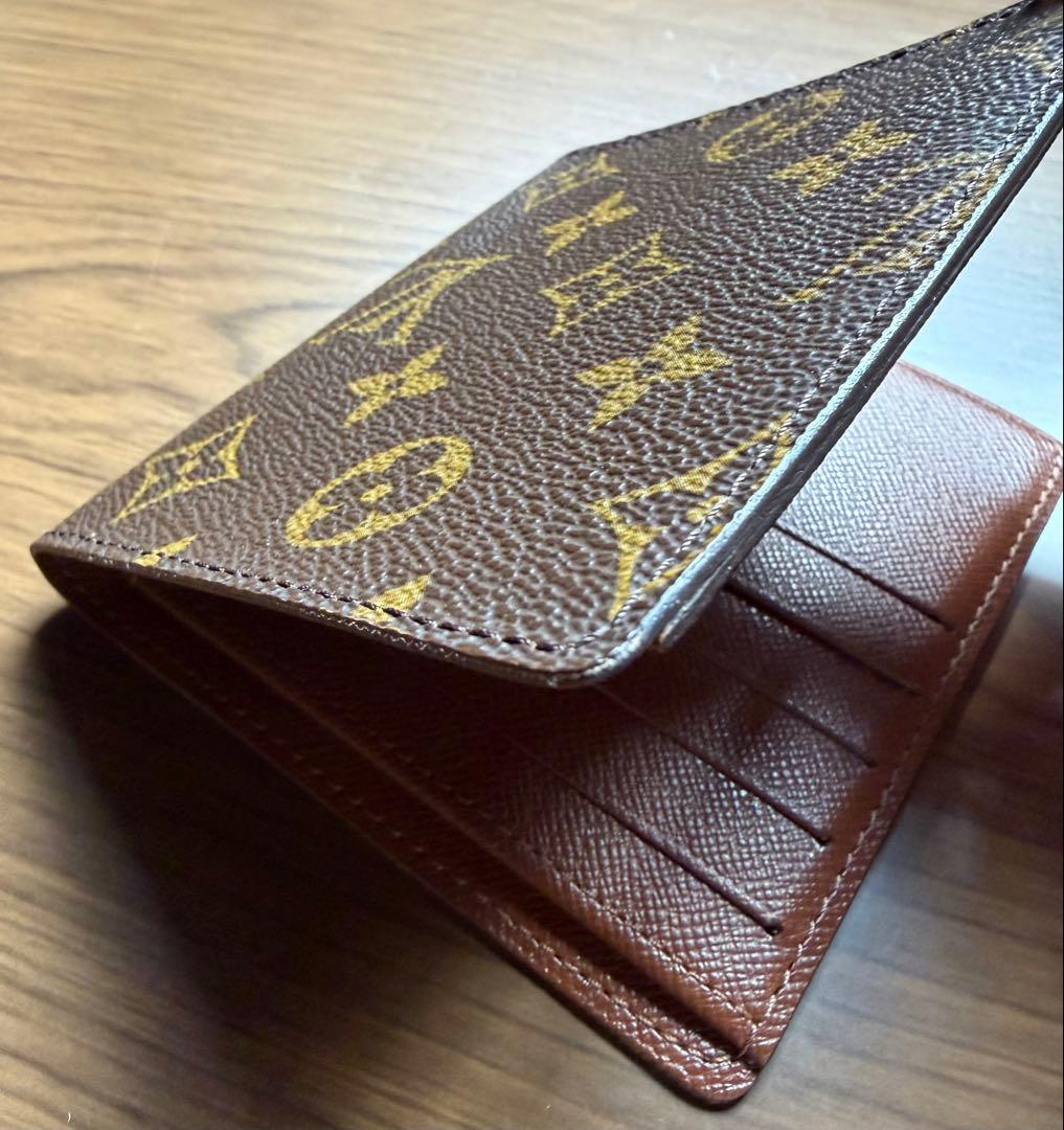 【美品】LouisVuitton 二つ折り財布 モノグラム