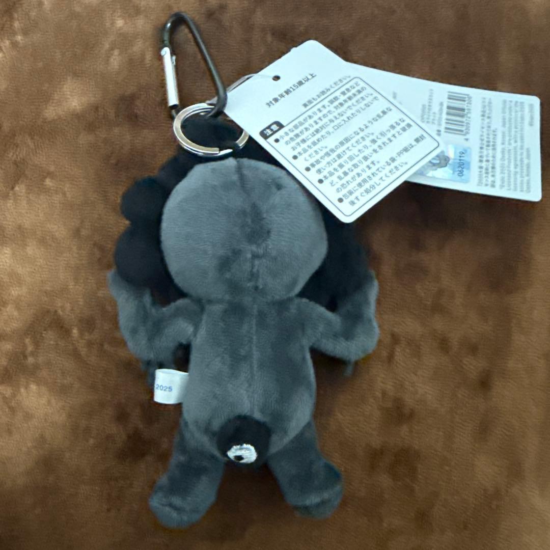 ミャクミャク　黒　カラビナ付きマスコット　ブラック