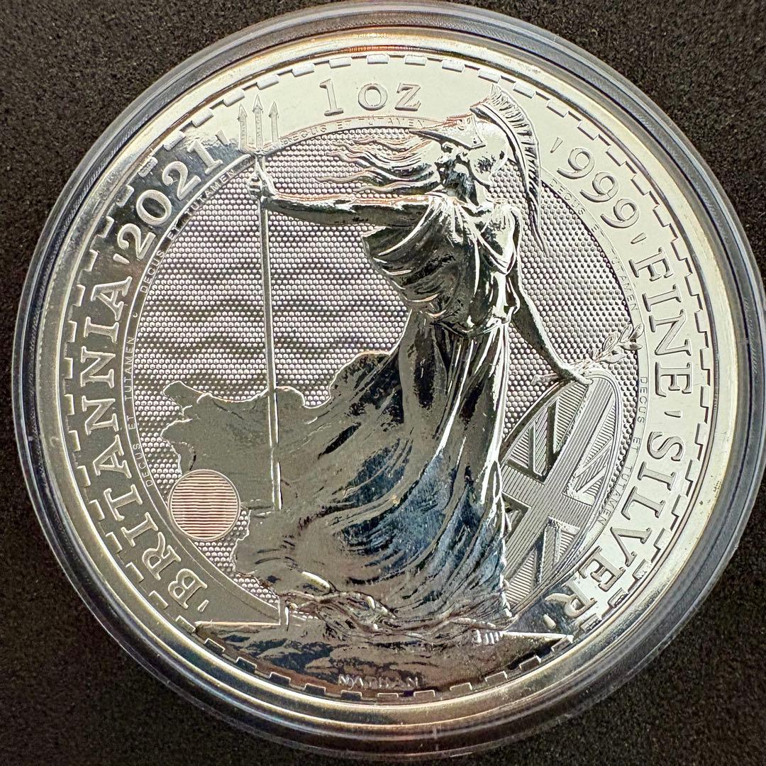 2021年 イギリス ブリタニア銀貨 1oz 999ファインシルバー