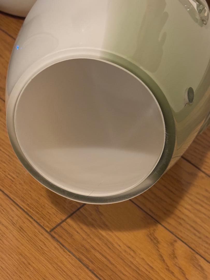 ヤマギワ 岩津ガラス ペンギン 大きなガラスのフロアスタンド　硝子細工