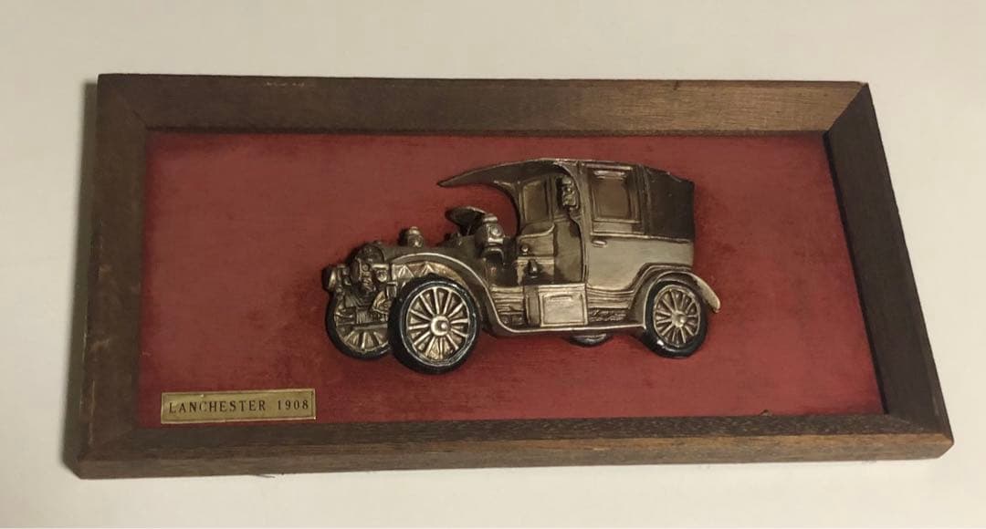 ⬛️ 超　超　超稀少！！⬛️ LANCHESTER 1908 ⬛️ 壁掛け　飾り絵