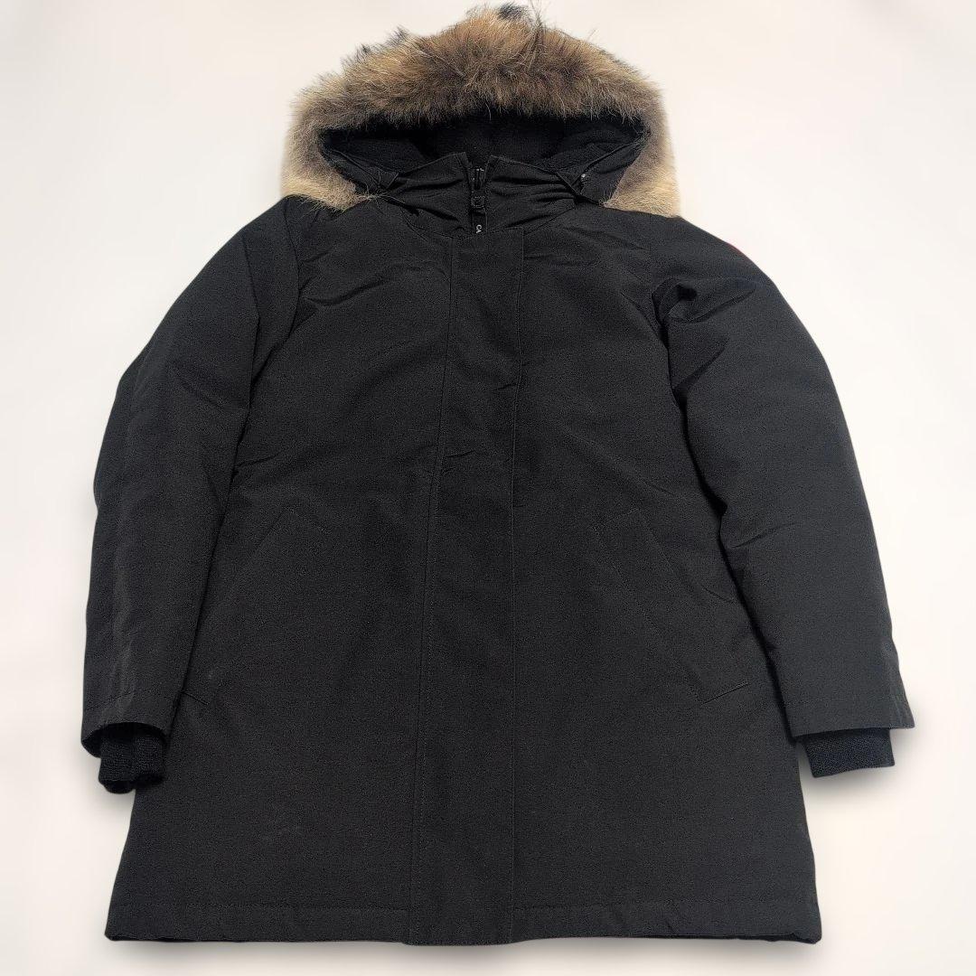 カナダグース 3037LA ヴィクトリアパーカー 黒 Sサイズ