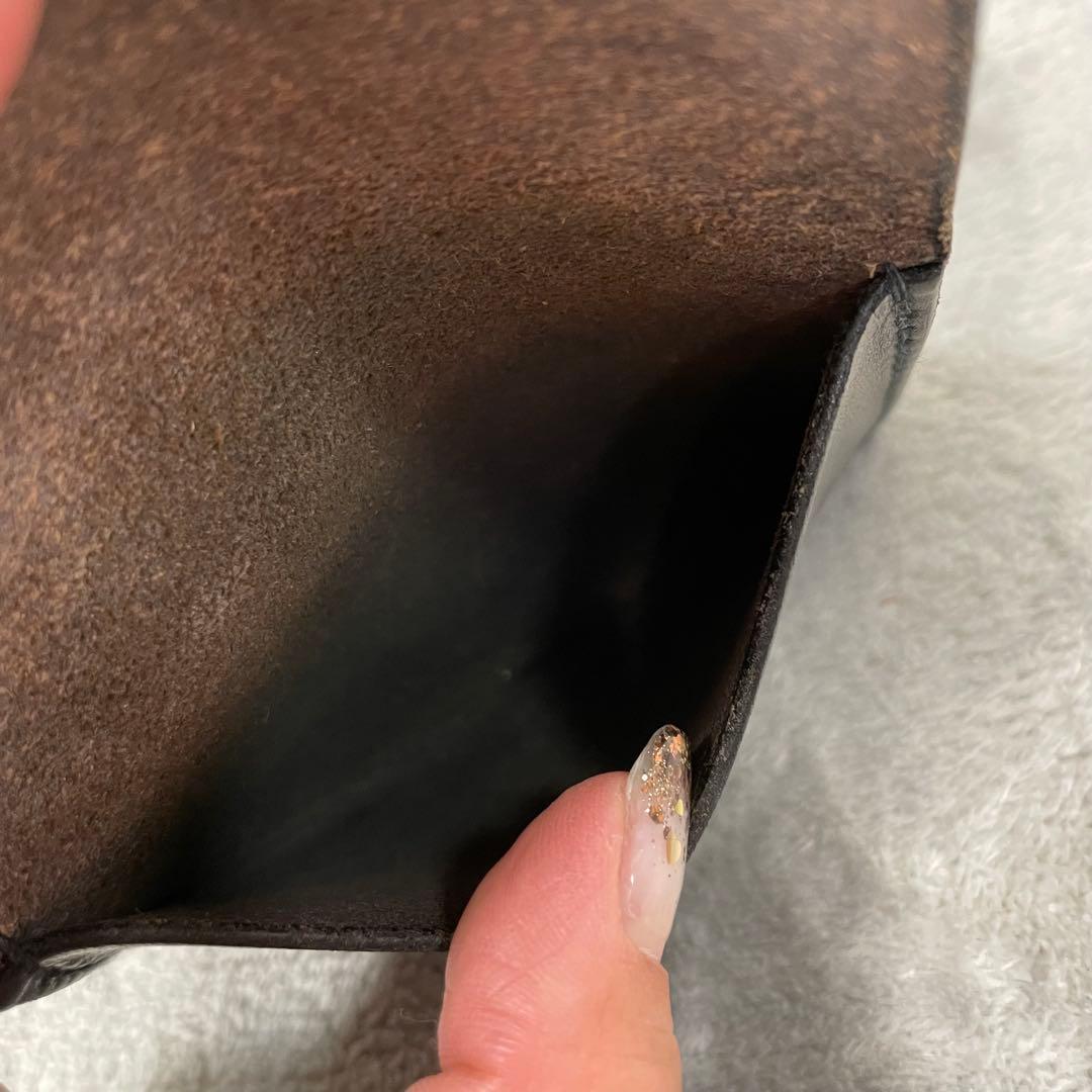 goro's ゴローズ　コンチョ付き 角型 小銭入れ ケース ブラック