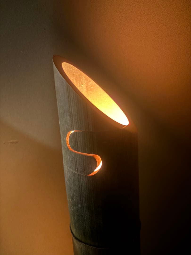 竹あかり 竹灯篭 青海波 商売繁盛