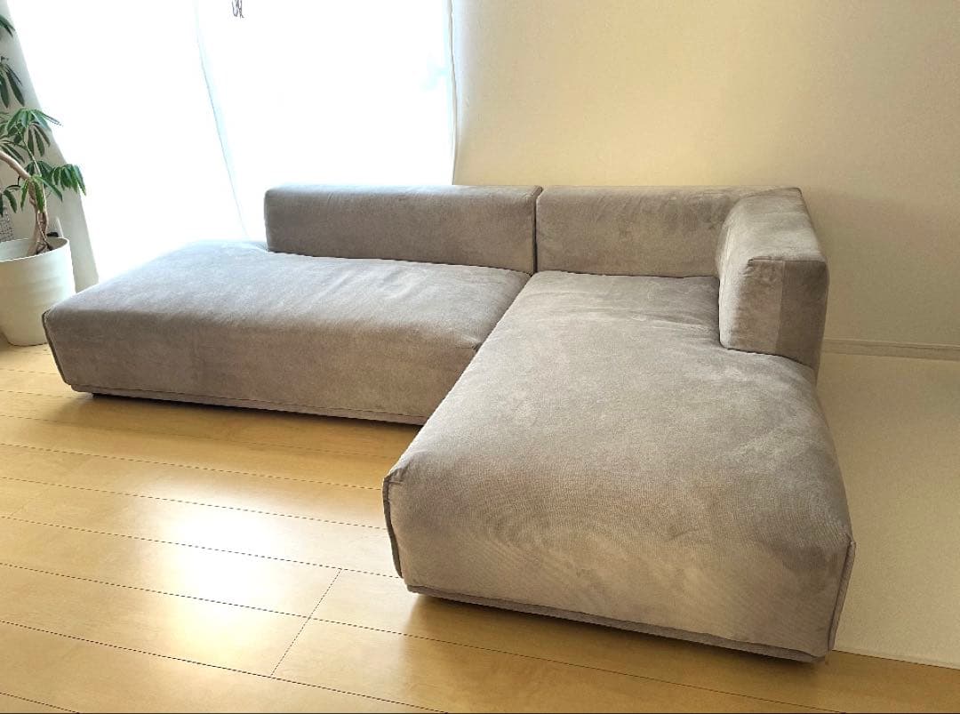 Francfranc メーネカウチRライトグレー　フランフラン ソファー