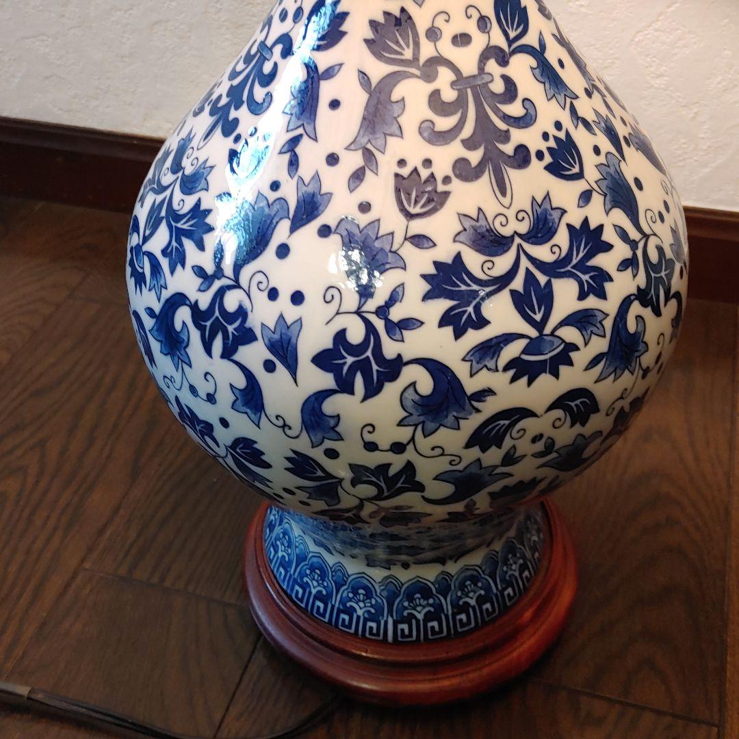 陶器のランプ