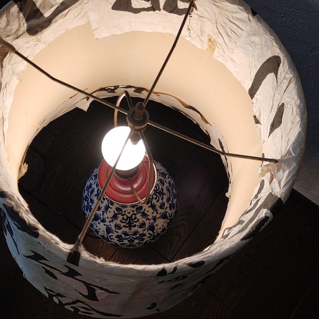 陶器のランプ