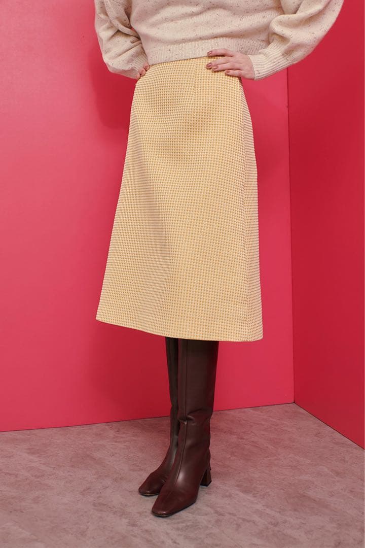 LOULOU WILLOUGHBY スパークルジャガードスカート