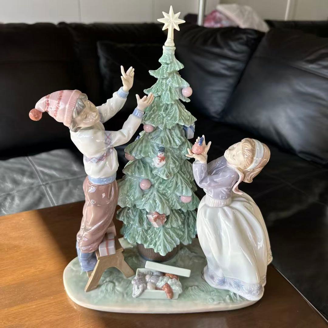 訳ありリヤドロLLADRO クリスマスツリー　ツリーを飾ろう