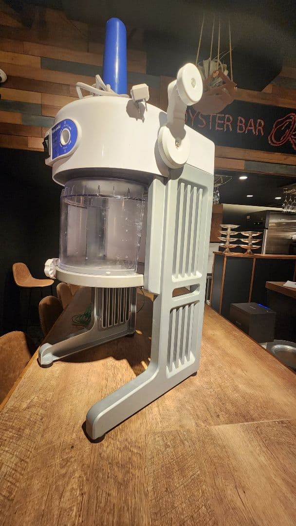 かき氷機 初雪 ブロックアイススライサー HB310B ベイシス 「業務用」