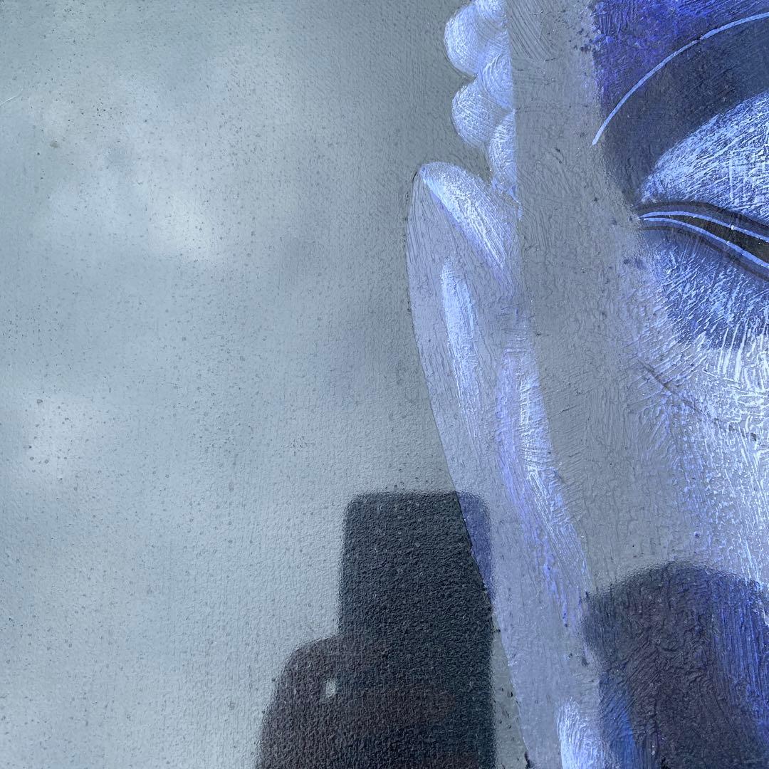 抽象的な仏像の絵画　TiTi作