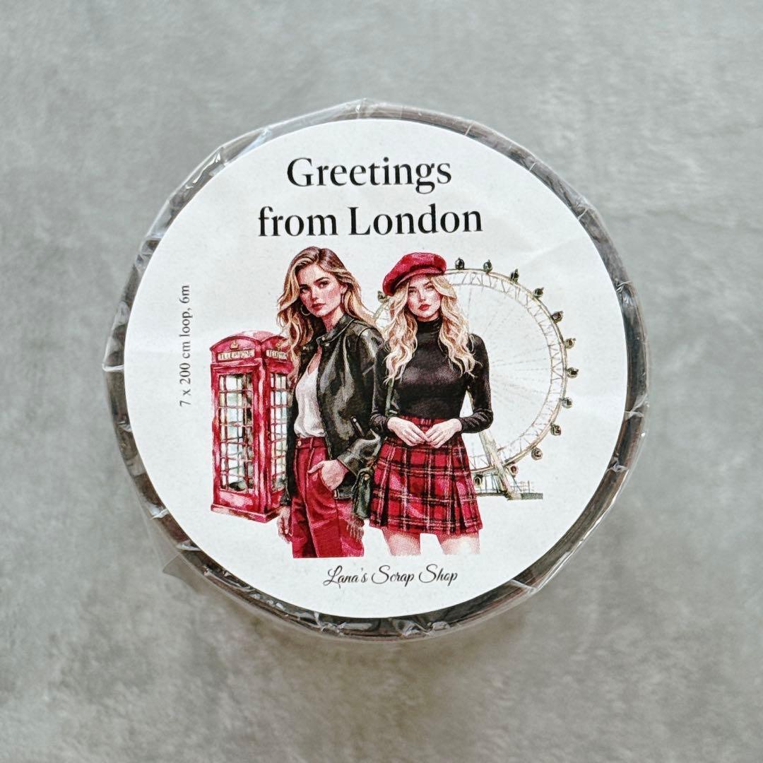 Lana's Scrap Shop 海外マスキングテープ　マステ 【2473】