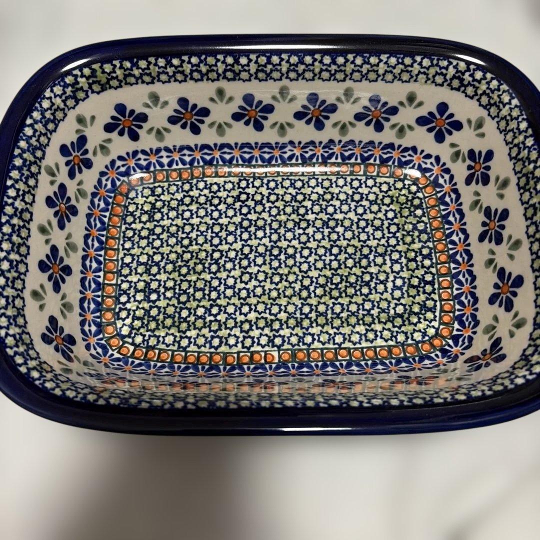 ポーリッシュポタリー　ザグワディ　オーブン皿 ボウル