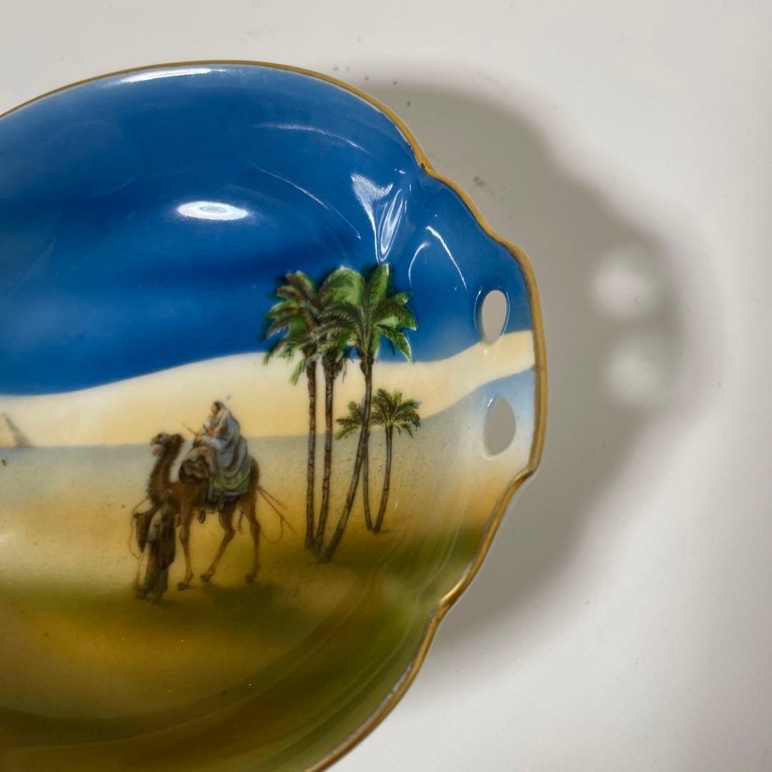 ＊ライドオンキャメル＊1906年-1925年英国輸出＊１３cm・オールドノリタケ